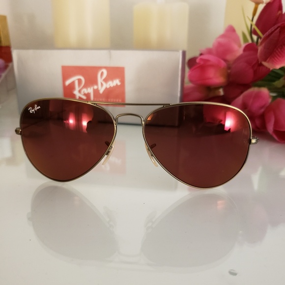ray ban red mirror